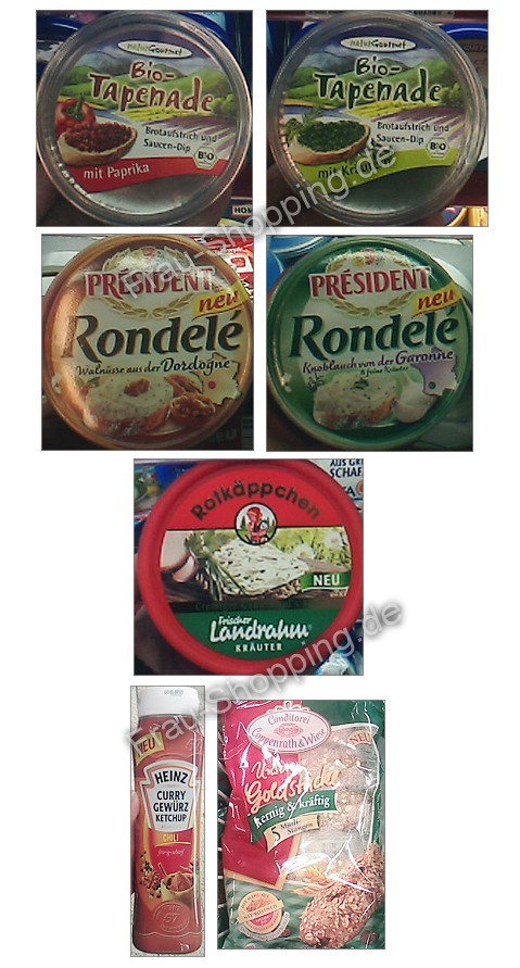 Neu im Supermarkt: Président Frischkäse, Rosskäppchen Frischkäse, Heinz Ketchup, Coppenrath & Wiese Müsli Brötchen Neu im Supermarkt: Président Frischkäse, Rosskäppchen Frischkäse, Heinz Ketchup, Coppenrath & Wiese Müsli Brötchen