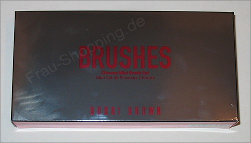 Gewonnen: Bobbi Brown Chrome Mini Pinsel Set Gewonnen: Bobbi Brown Chrome Mini Pinsel Set