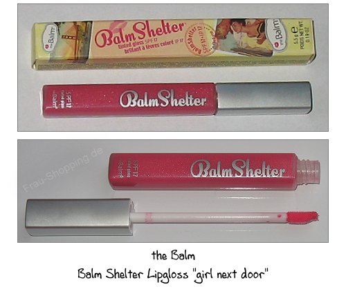 the Balm - Balm Shelter Lipgloss - girl next door the Balm - Balm Shelter Lipgloss - girl next door
