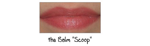 the Balm - Scoop aufgetragen the Balm - Scoop aufgetragen