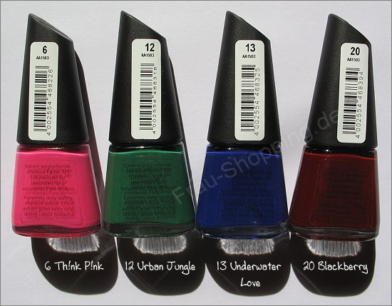 4 Nagellacke der Manhattan Lotus Effect LE 4 Nagellacke der Manhattan Lotus Effect LE