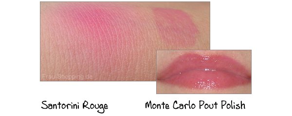 Swatch Santorini Rouge und Monte Carlo Pout Polish Swatch Santorini Rouge und Monte Carlo Pout Polish