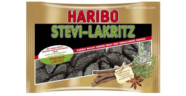 Neu im Supermarkt - Haribo Stevia Lakritz Neu im Supermarkt - Haribo Stevia Lakritz