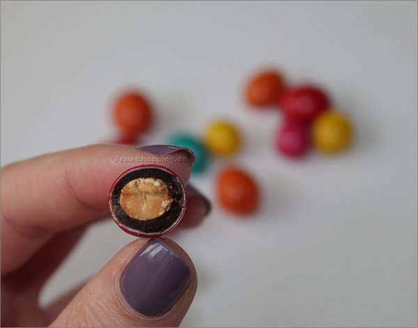 M&Ms Intense 65% Cacao ausgepackt von innen M&Ms Intense 65% Cacao ausgepackt von innen