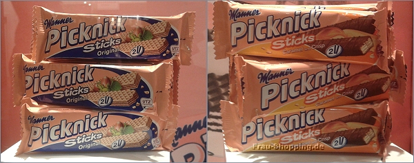 ISM 2013 - Manner Picknick Sticks Original und Caramel und Crisp ISM 2013 - Manner Picknick Sticks Original und Caramel und Crisp