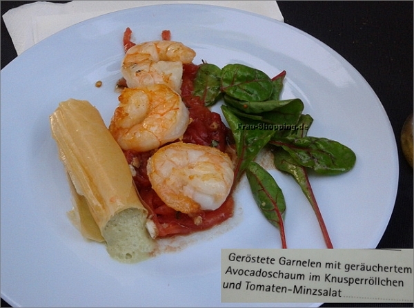Gourmet-Meile in Essen: Garnelen von Parkhaus Hügel Gourmet-Meile in Essen: Garnelen von Parkhaus Hügel