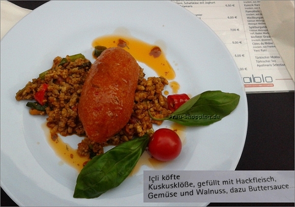 Gourmet-Meile in Essen: Köfte vom Restaurant Tablo Gourmet-Meile in Essen: Köfte vom Restaurant Tablo