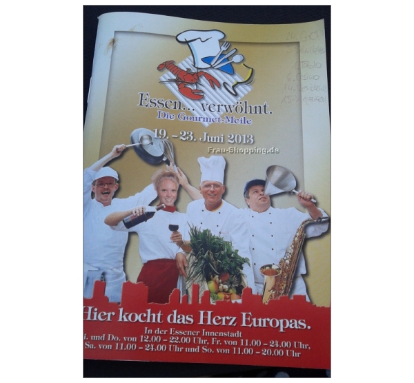 Booklet zur Essener Gourmet-Meile 2013 Booklet zur Essener Gourmet-Meile 2013