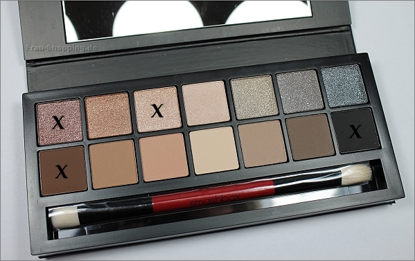 Verwendte Farben aus der Smashbox Palette