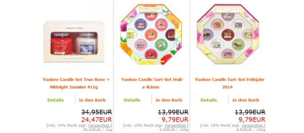 Yankee Candle Geschenksets mit 30% Rabatt