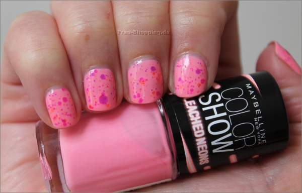Frich lackiert: Maybelline Bleached Neons Tropink
