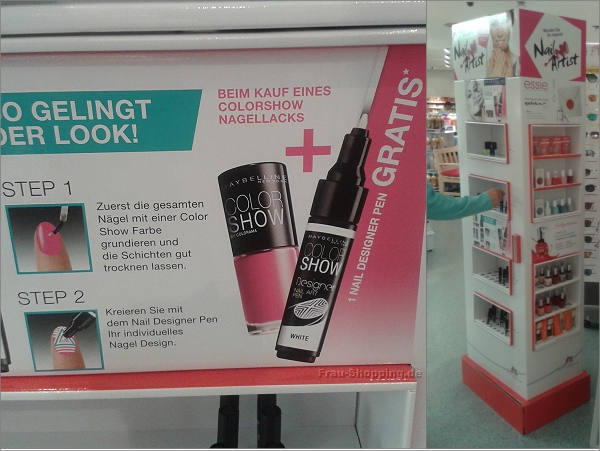 Gratis Nailpen bei Kauf eines Maybelline Nagellacks