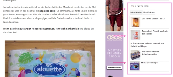 Neues Blogdesign Screenshot 3