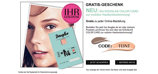 Gratis Geschenk zu jeder Bestellung auf douglas.de