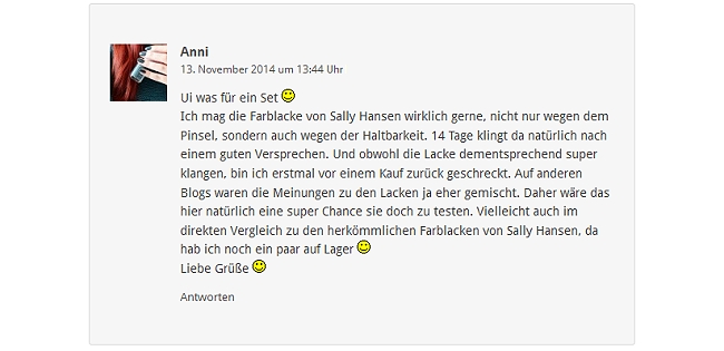Gewinner des Sally Hansen Miracle Gel Sets