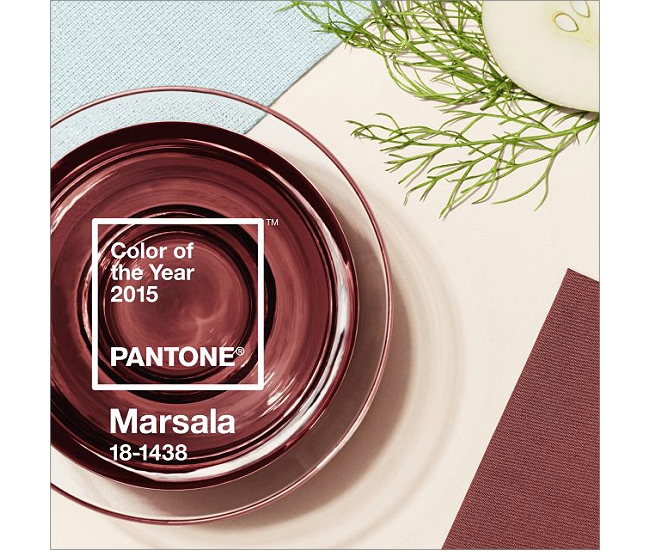 Pantone Farbe des Jahres 2015 - Marsala