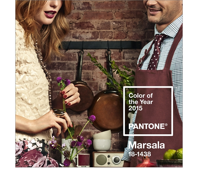 Pantone Farbe des Jahres 2015 - Marsala
