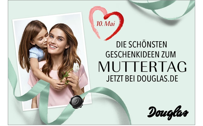 Zum Muttertag: Frau Shopping zahlt deine Douglas Rechnung