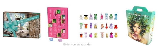 Kosmetik Adventskalender bei Amazon