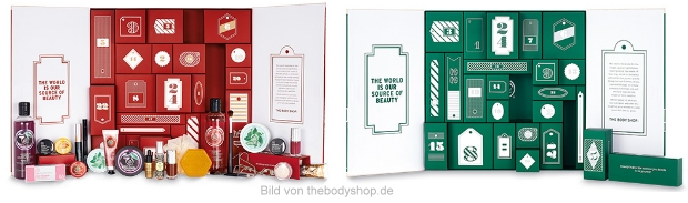 The Body Shop Adventskalender 2015