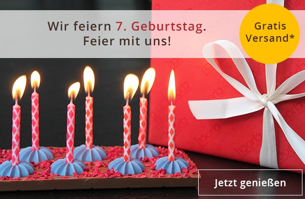 7 Jahre chocri - Gratisversand