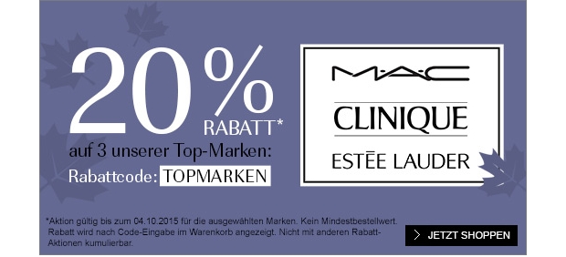 Rabatt auf deine Bestellung bei douglas.ch