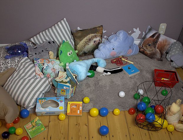 In unserem Kinderzimmer ist immer ordentlich.