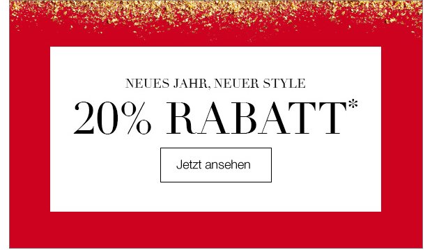 Zum neuen Jahr: 20% Rabatt bei Marks&Spencer