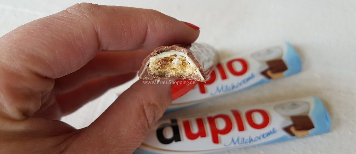 duplo Milchcreme ausgepackt