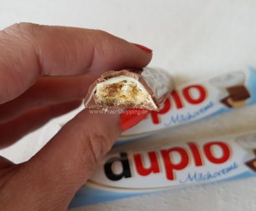 duplo Milchcreme ausgepackt